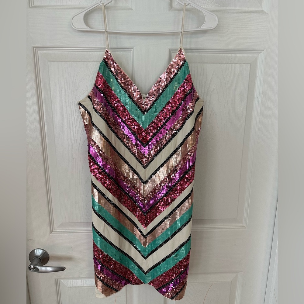Express Sequin Mini Dress